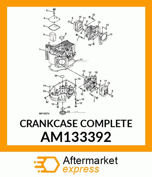 Crankcase AM133392