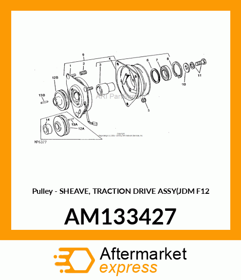 Pulley AM133427