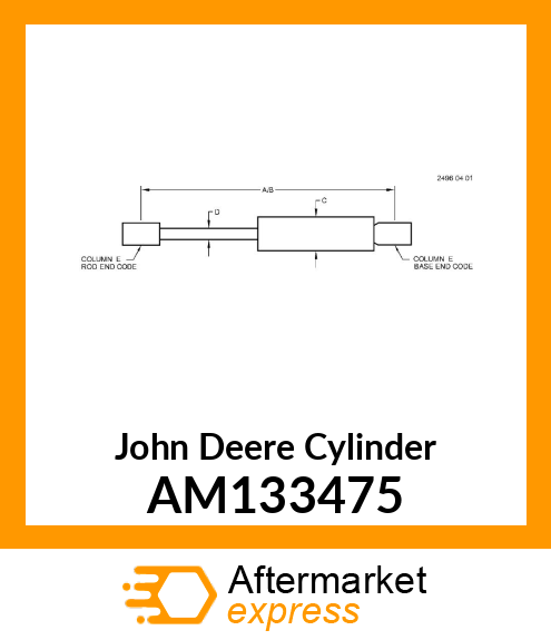 CYLINDER, LIFT ASSIST AM133475