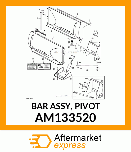 BAR ASSY, PIVOT AM133520