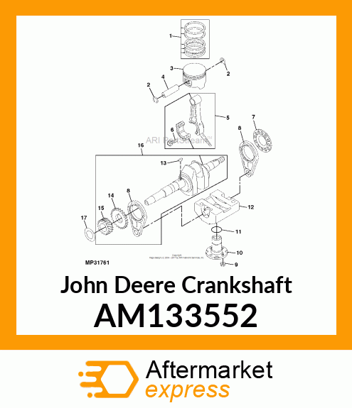 CRANKSHAFT AM133552