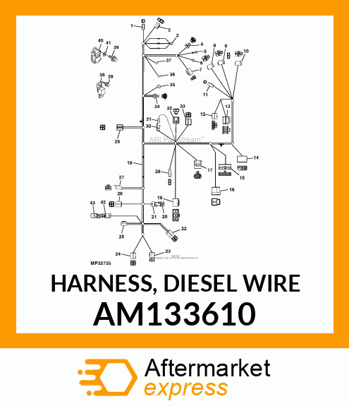 Wiring Harness AM133610