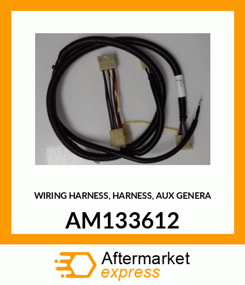 WIRING HARNESS, HARNESS, AUX GENERA AM133612