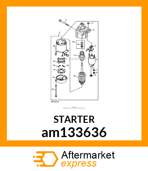 STARTER am133636