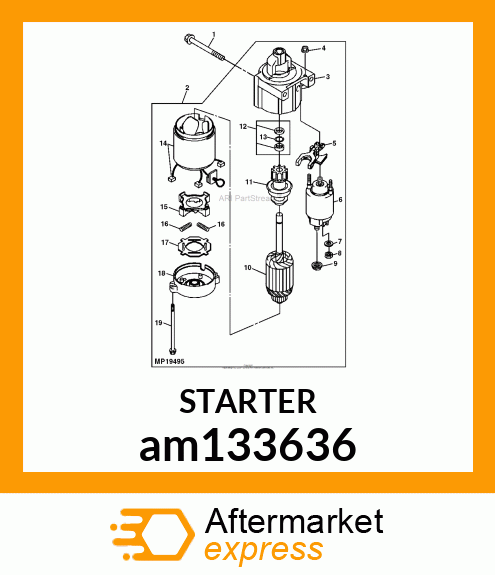 STARTER am133636