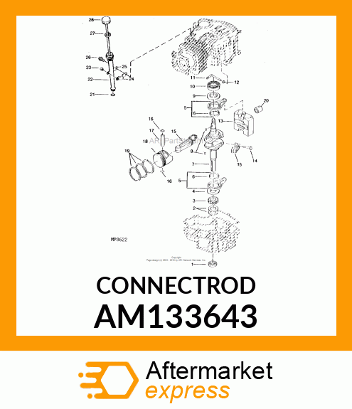 CONNECTING ROD, FC401V/FC420V AM133643
