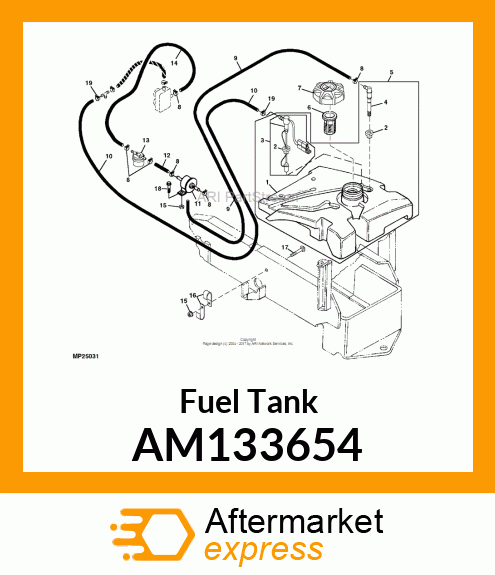 Fuel Tank AM133654