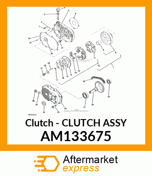 Clutch - CLUTCH ASSY AM133675