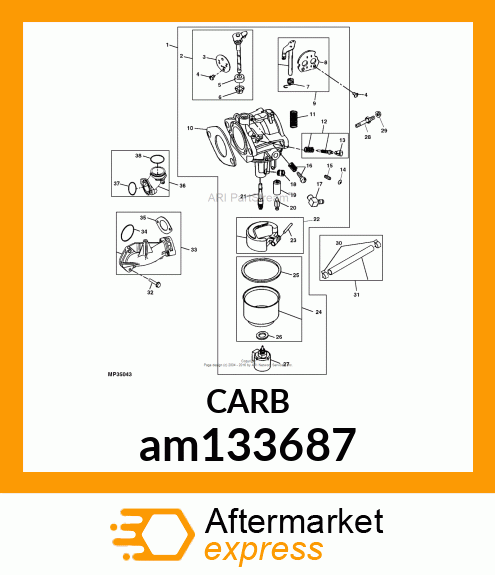 CARBURETOR am133687