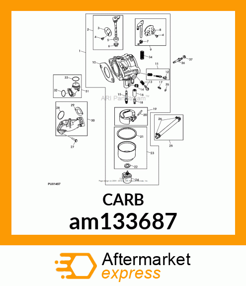 CARBURETOR am133687