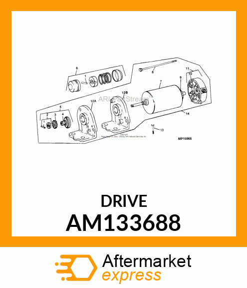 DRIVE ASSEMBLY AM133688