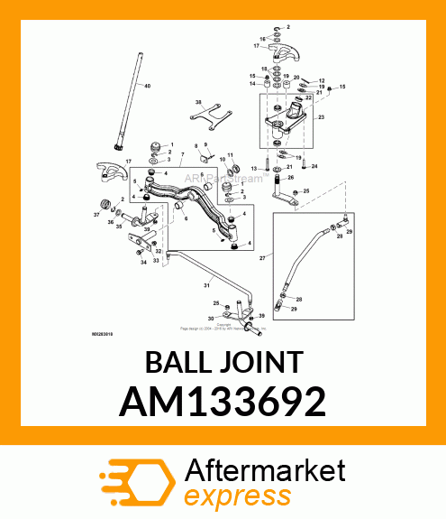 JOINT, M12 BALL AM133692