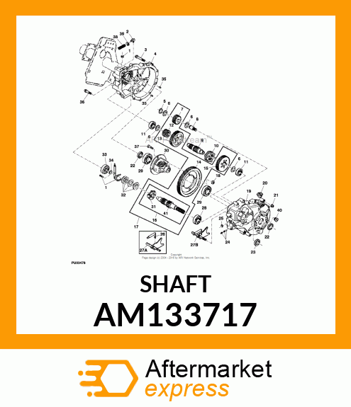 SHAFT, INPUT AM133717