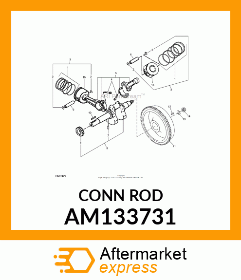 ROD ASSY, CONNECTING AM133731