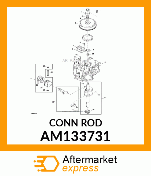 ROD ASSY, CONNECTING AM133731