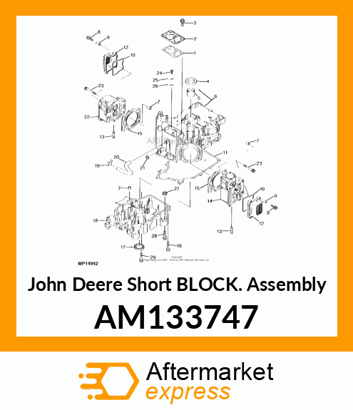 Short Block Assembly AM133747
