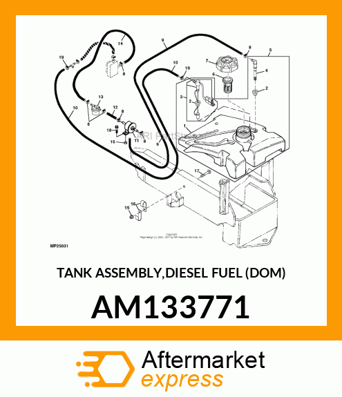 Fuel Tank AM133771