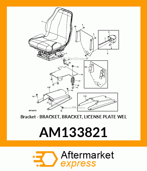 Bracket AM133821