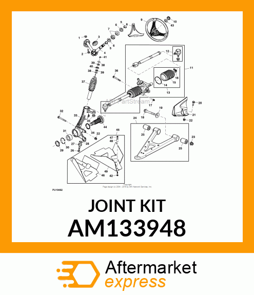 KIT, OUTER BALL JOINT AM133948