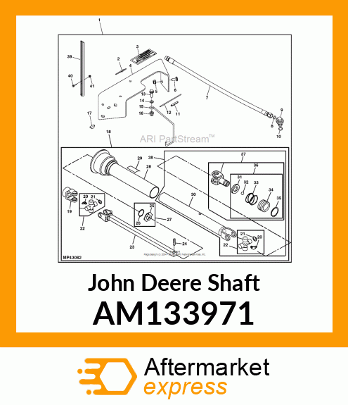 SHAFT, SHAFT, HALF amp; AUTO AM133971