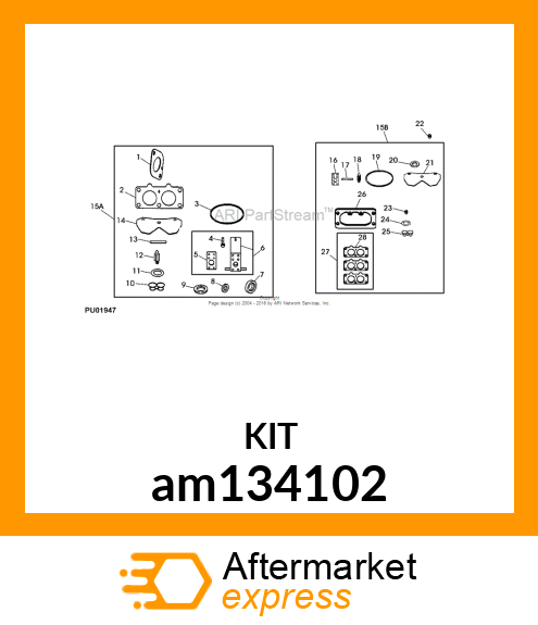 CARBURETOR KIT am134102