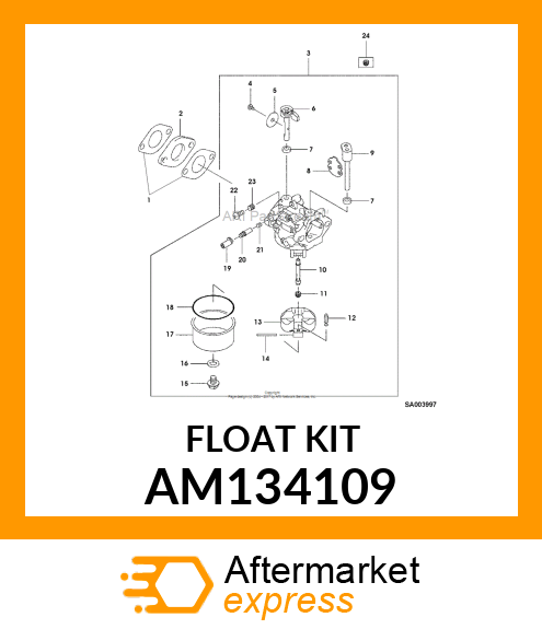 FLOAT ASSEMBLY AM134109