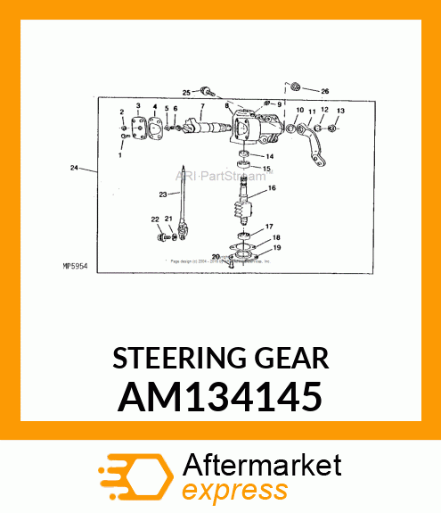 Steering Gear AM134145