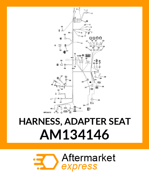 HARNESS, ADAPTER SEAT AM134146