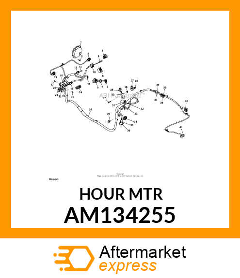 HOURMETER, LCD AM134255