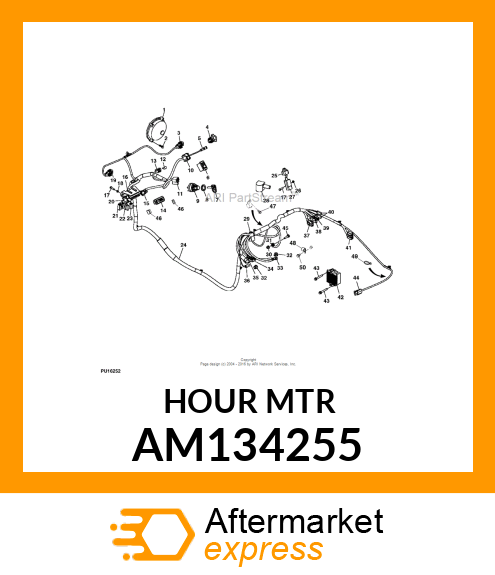 HOURMETER, LCD AM134255