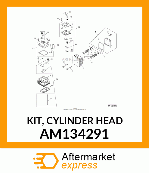 KIT, CYLINDER HEAD AM134291