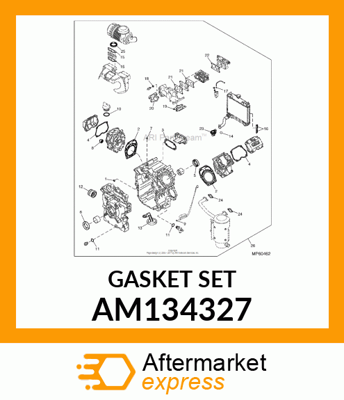 GASKET SET AM134327