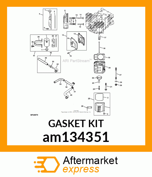 KIT, CYLINDER HEAD GASKETS am134351