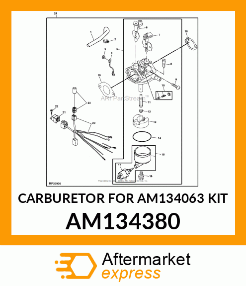 Carburetor AM134380