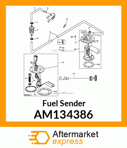 Fuel Sender AM134386