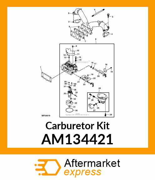 Carburetor Kit AM134421