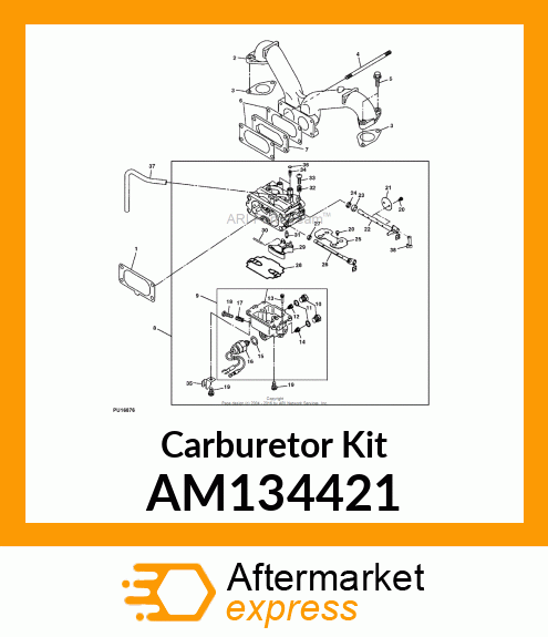 Carburetor Kit AM134421