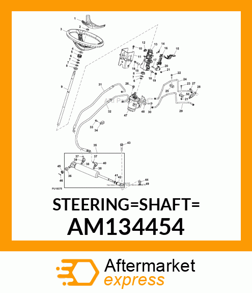 SHAFT, STEERING AM134454