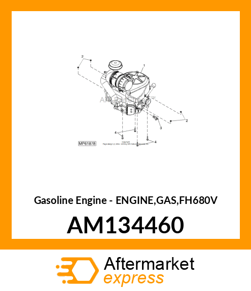 Gasoline Engine - ENGINE,GAS,FH680V AM134460