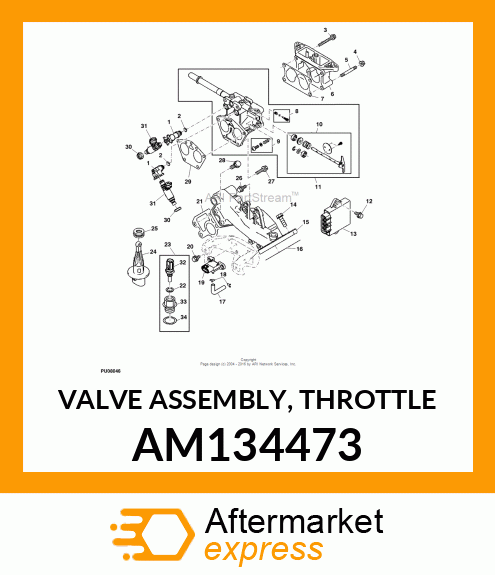 VALVE ASSEMBLY, THROTTLE AM134473