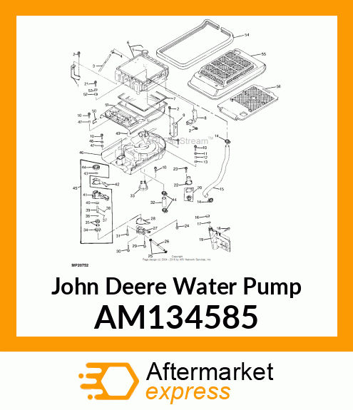 PUMP, WATER AM134585