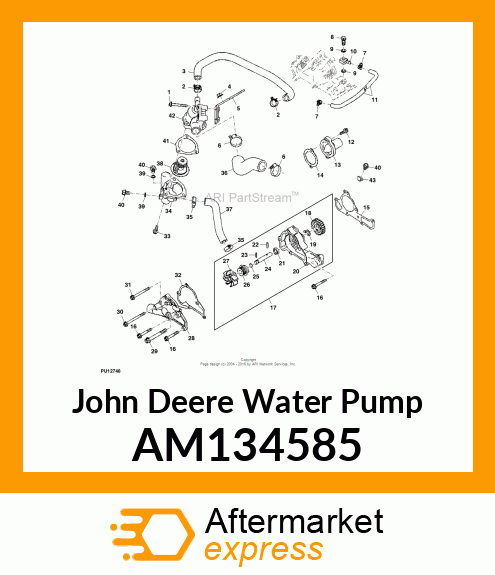 PUMP, WATER AM134585