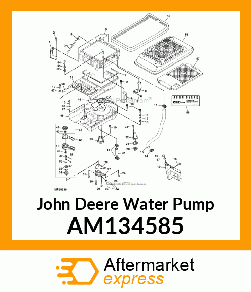 PUMP, WATER AM134585