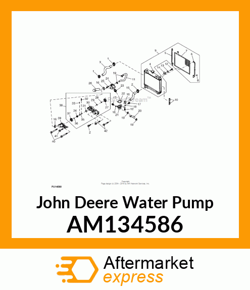 PUMP, WATER AM134586