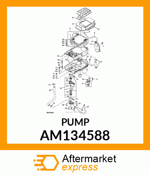 PUMP, WATER AM134588
