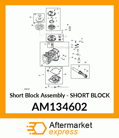 Short Block Assembly - SHORT BLOCK AM134602