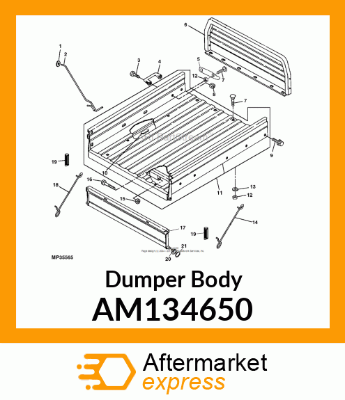 Dumper Body AM134650