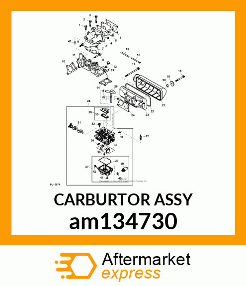 CARBURETOR, TAMPER PROOF CARBURETOR am134730