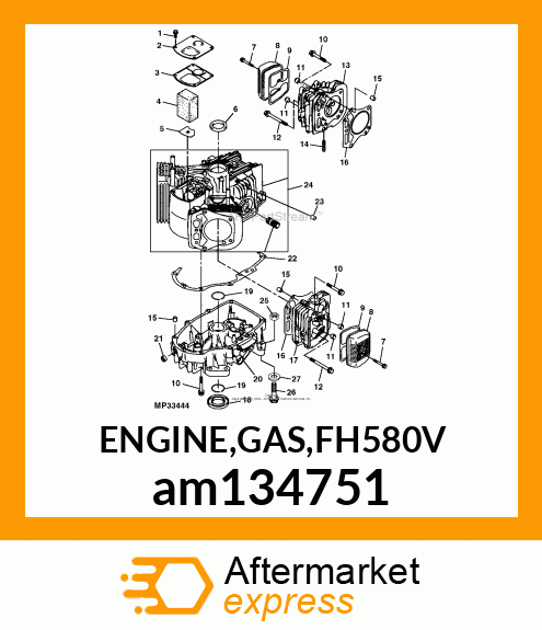 ENGINE,GAS,FH580V am134751