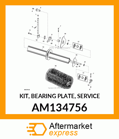 KIT, BEARING PLATE, SERVICE AM134756